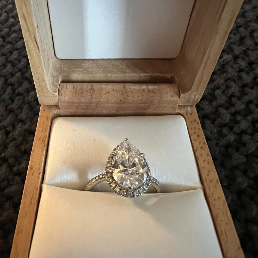 Size 6.5-Lab Grown Diamond Engagement Ring